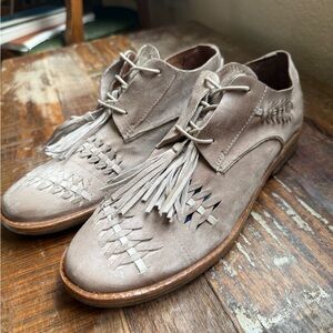 AS98 Zuri Suede Leather Shoes